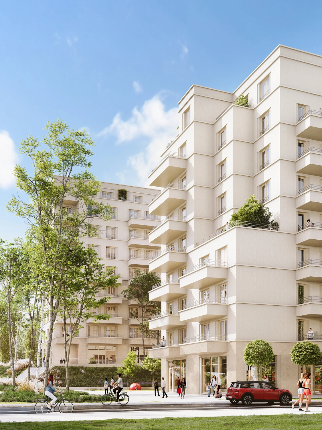 Bancha 12 - widok od ul. Stefana Banacha