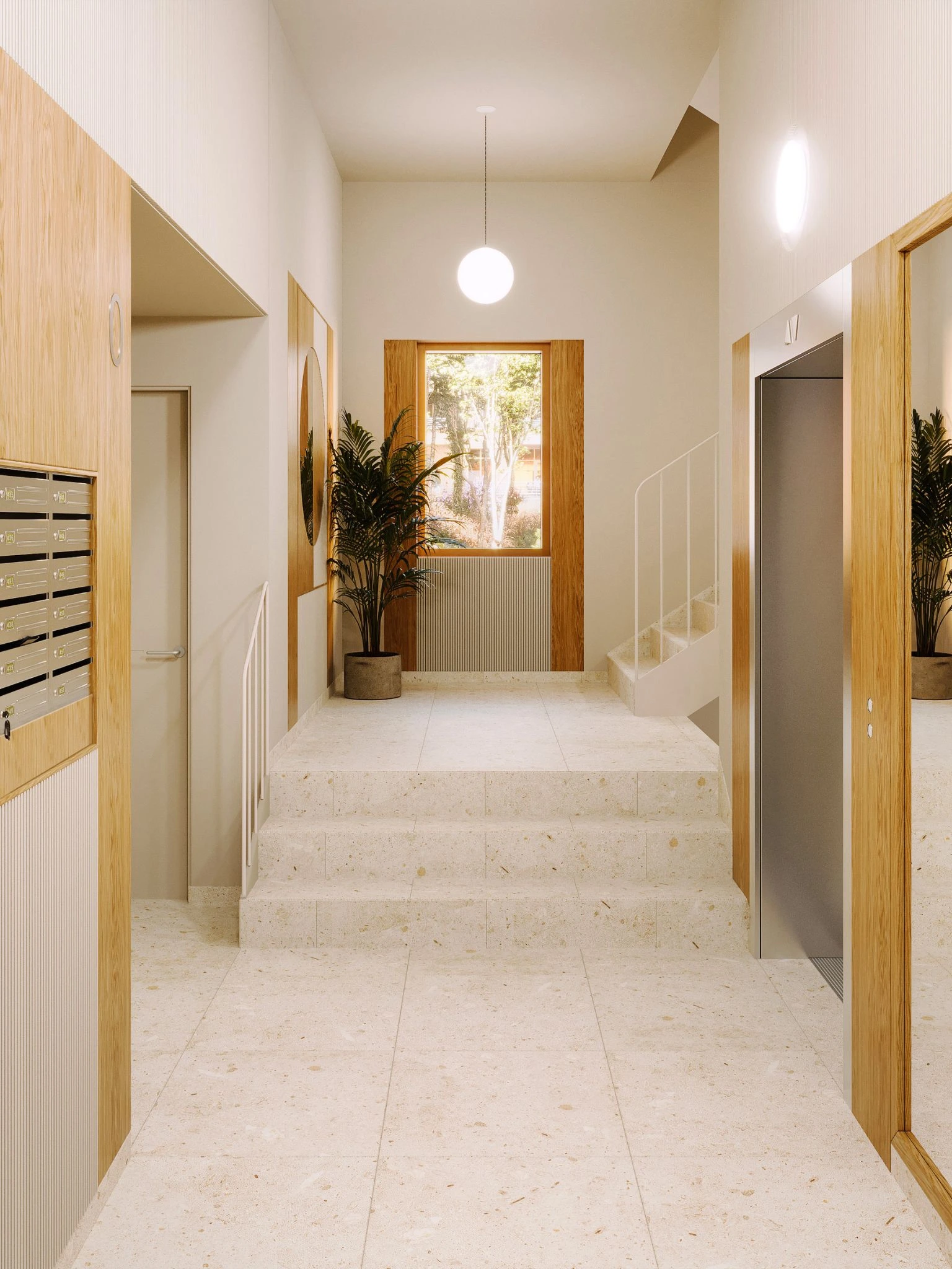 Banacha 12 - hol wejściowy