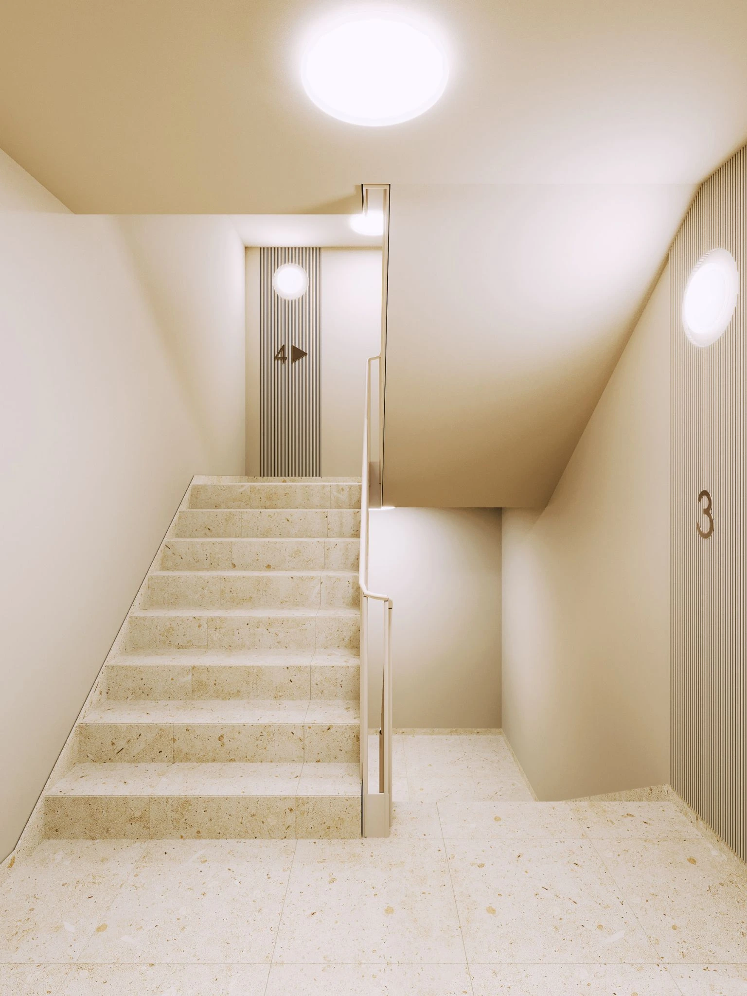 Banacha 12 - klatka schodowa